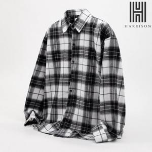 [해리슨] 베이직 체크 셔츠 HA-1033 NAT1014