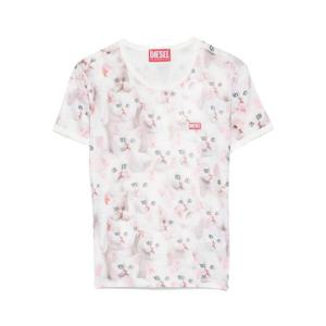 디젤   반팔 티셔츠 FW25 A185550JLCC100A 6101325 White