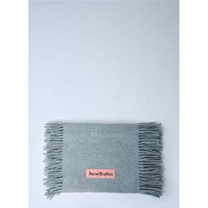 25 FW 아크네 남성 Fringe Wool Scarf acn0162033gry