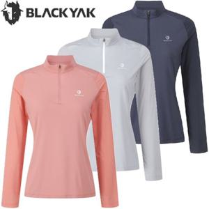 블랙야크 여성 여름 냉감 등산 긴팔티셔츠 아이스프레쉬 집업 긴팔티 1BYZTMU501