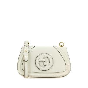 GUCCI Ivory leather small Gucci Blondie crossbody bag 815700AAEC2 9050