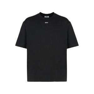 25 FW 오프화이트 코튼 혼방 티셔츠 44MAA120G5J00K TP442971590