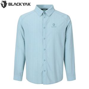 [블랙야크]남성 봄여름 올라운더 체크 셔츠 경량 스트레치 긴팔 셔츠 1BYYSMU003US