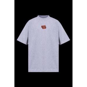발렌시아가 로고 테이핑 미디엄 핏 티셔츠 764235TSVG2 2142 TP943426427
