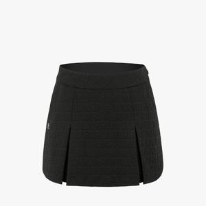 페어라이어 여성 로고 자가드 밴드 스커트 (블랙)