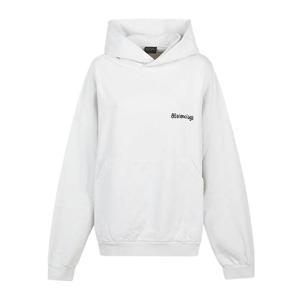 발렌시아가   후드 티셔츠 FW23 713677TOVP19081 1927637 White