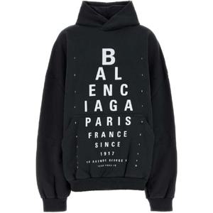 발렌시아가   후드 티셔츠 SS25 803265DTRVU79034 5553240 Black