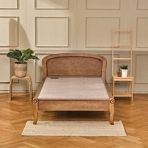 [현대의료기][SS]포그니처 라운드 황토흙침대 슈퍼싱글(SS)+리프트테이블+전용패드