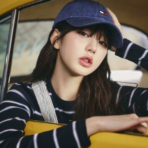 타미진 여성 슬림 에센셜 립 롱 슬리브 T32F7TTO03TWT1