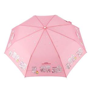 산리오 캐릭터즈 55cm 스토어 완전 자동 우산 1P 장마