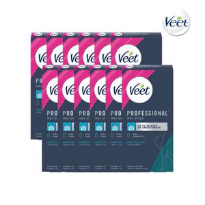 [Veet] 비트 이지 젤 왁스 스트립 민감성 피부용 20매 x12개 제모 셀프왁싱 제모패치 왁싱 테이프 veet