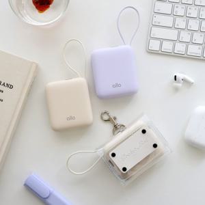 알로코리아 포켓 미니 케이스 패키지 고속충전 일체형 보조배터리 10000mAh 1008PD