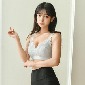 [글램공감]머랭 레이스 노와이어 브라단품 4colors