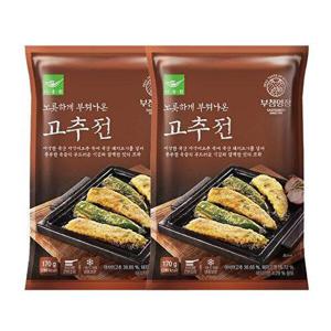 [사옹원]부침명장 노릇하게 부쳐나온 고추전 170g 2개