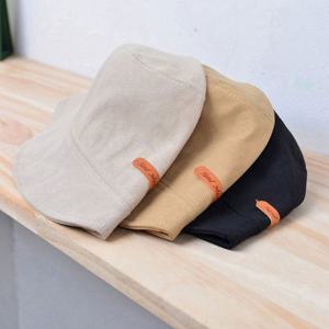 여성 여름 베이직 심플 코튼 면 버킷햇 벙거지모자