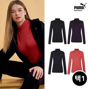 [1종][푸마](19차) 24FW 여성 기능성 모크넥 티셔츠 택1