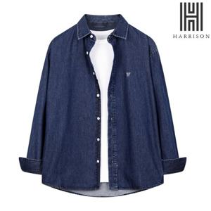 [해리슨] 오버핏 긴팔 데님 셔츠 WASM430 WSP1471