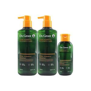 [닥터그루트][최신상] 닥터그루트 밀도 케어 샴푸 400ml 2개+200ml 탈모 기능성