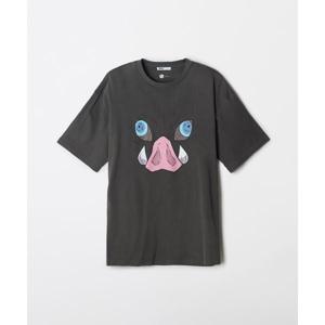 9월 17일 도착예정 스파오 SPAO 귀멸의칼날 반팔 티셔츠 CHARCOAL SPRLF49U07
