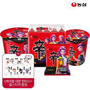 [APP전용] 케이팝데몬헌터스x농심 씰스티커증정 신라면 40입/1박스 / 신라면컵라면30개/신라면큰사발16개