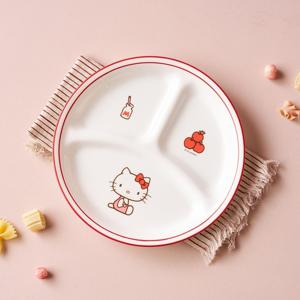 코렐 헬로키티 쿠로미/멜로디 삼절접시_22cm [KI0425024]