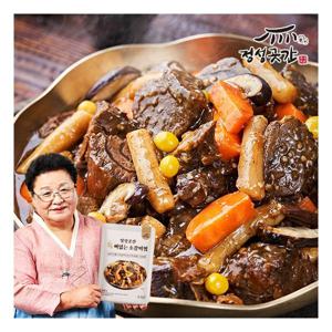 [정성곳간] 특 뼈없는 소갈비찜 500gx6팩, 총3kg