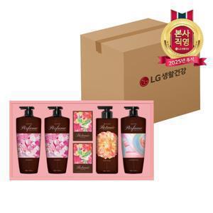 [결제추가할인]LG추석선물세트샴푸&바디 프리미엄 퍼퓸컬렉션 x 4개+쇼핑백