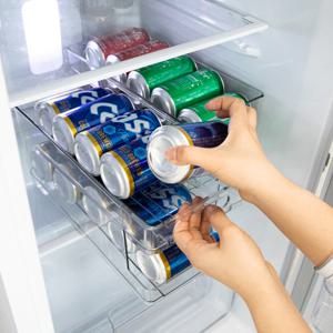 1+1 냉장고 자동 캔음료 정리 투명 디스펜서