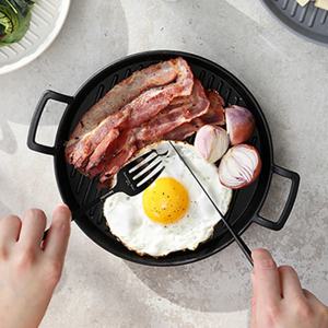 감성 피크닉 플레이트 BPA FREE 플레이팅 앞접시 - 그릴 원형접시 L