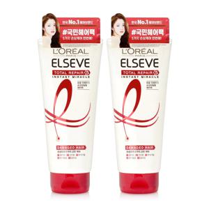 헤어팩 토탈리페어5 인스턴트 미라클 단백질 손상모 170ml 2개
