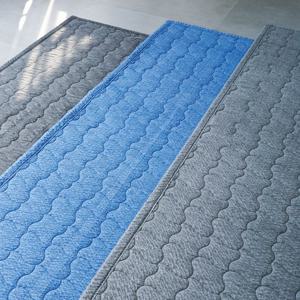 노이즈 시어서커 누빔러그