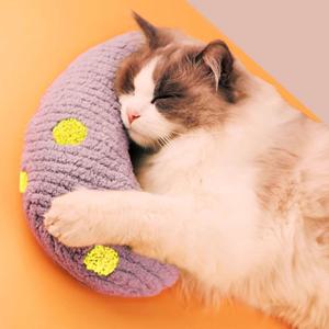 반려동물 꿀잠 반달 베개