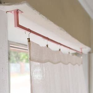 찰리 15각 커텐 행거 사각 파이프 커튼 천장 벽고정 천정 옷가게 헹거 맞춤 주문 제작