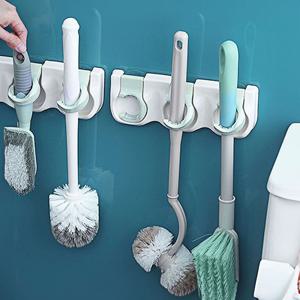 다용도 현관문우산걸이 욕실청 청소도구 걸이 3구