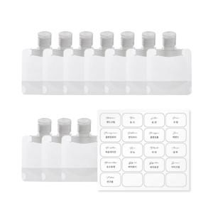 튜브 용기 여행용 화장품 파우치 공병 휴대용 리필 30ml 10p세트