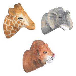 [해외] 사파리 벽걸이 후크 3종 세트