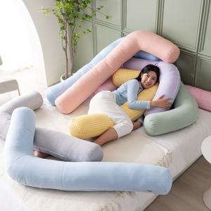 L자형 순면 바디필로우 대형베개 8colors