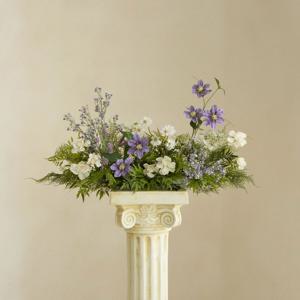 퍼플플로럴 센터피스 조화 플라워 조화장식 인테리어 홈데코 고급조화 웨딩스튜디오 CT6