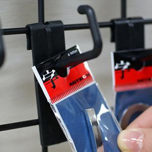 철망고리 네트망 제품전시 후크 걸이 검정 8p