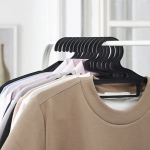 리즈 논슬립 옷걸이 80P 국내생산 TPR 소재 타이 벨트 걸이 포함 5mm 슬림 두께