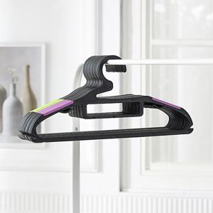 리즈 논슬립 옷걸이 30P 국내생산 TPR 소재 타이 벨트 걸이 포함 5mm 슬림 두께