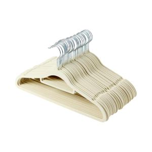 논슬립 벨벳 자켓 옷걸이 (30p 베이지) JT13