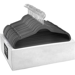 논슬립 벨벳 모던 그레이 니트 옷걸이 행거 10개입