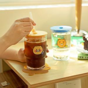 카카오프렌즈 실리콘캡 텀블러 가벼운 473ml