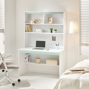 실용적 3칸선반수납형 전면책상세트 1200 7가지색상