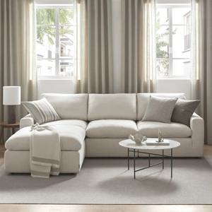 [21일원데이]캄포미니 4인소파 카우치형_아이보리