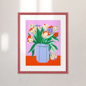 액자 Light blue vase / 아가트 싱어 (Agathe Singer)