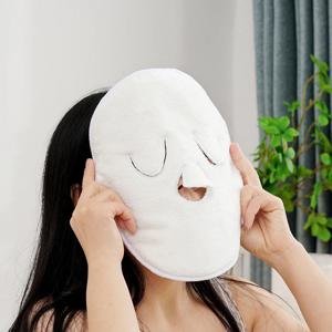 극세사 얼굴 스팀 타올 모공 열기 페이스 수건 타월