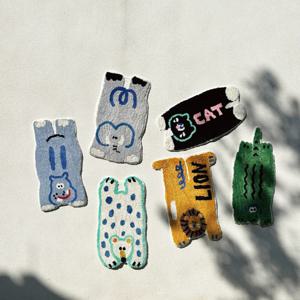 귀여운 동물 캐릭터 고급 러그 6type