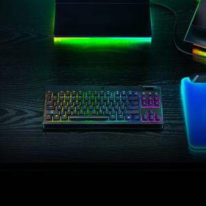 레이저코리아 블랙위도우 V4 로우 프로파일 TKL 하이퍼스피드 오렌지축 무선 게이밍 키보드